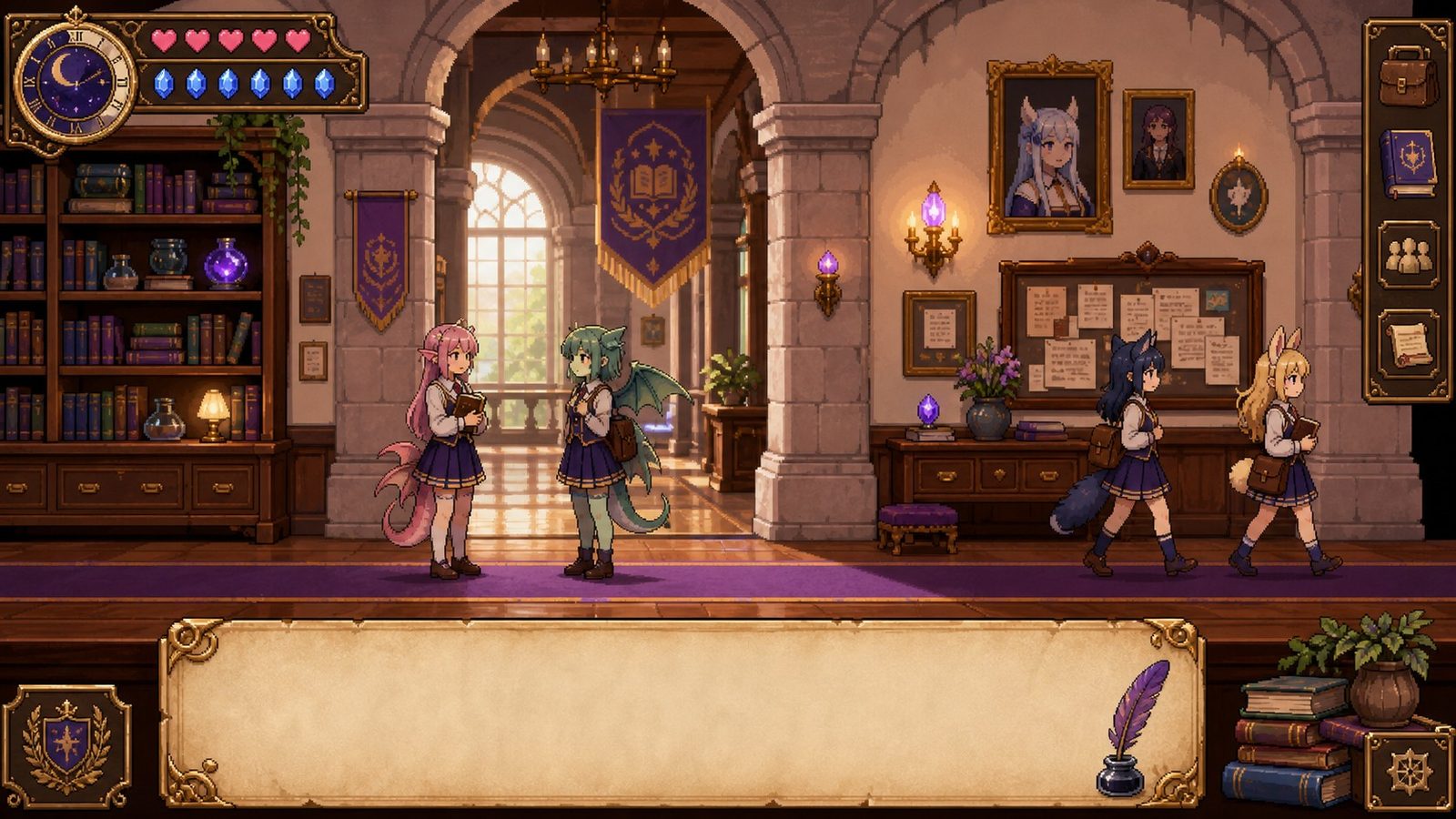 魔法兽娘学院MagicalMonster 魔法学院 画面 8